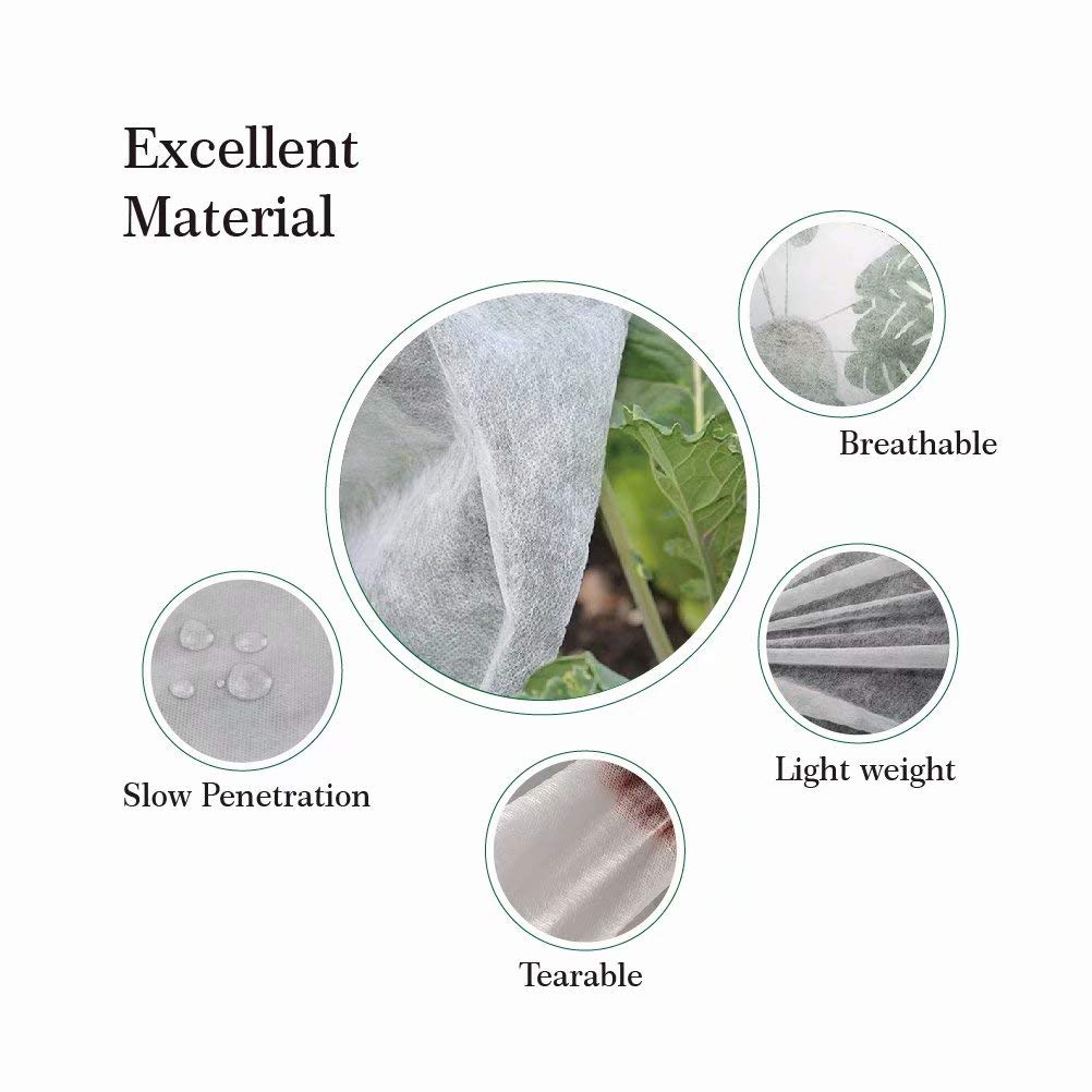 Agfabric close-up of non-woven fabric weave highlighting breathable texture
