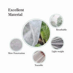 Agfabric close-up of non-woven fabric weave highlighting breathable texture