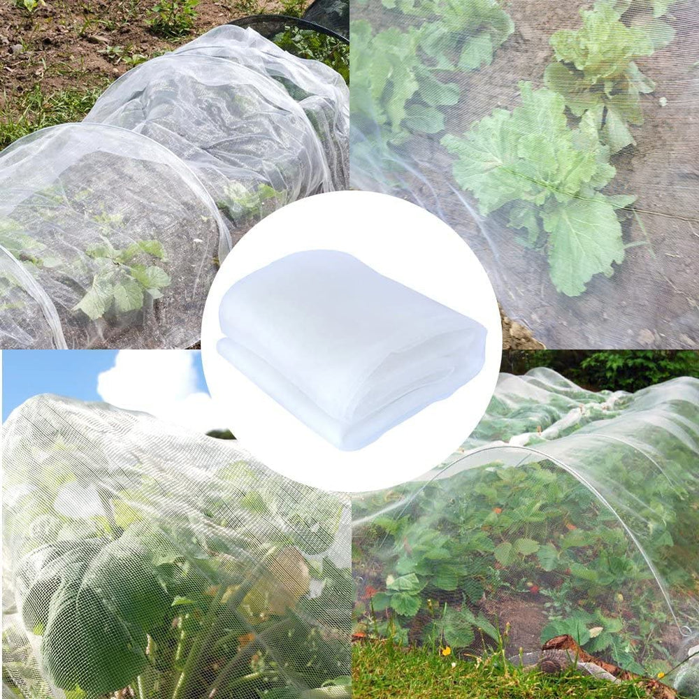 Agfabric folded and stored in garage demonstrating compact, reusable storage