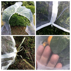 Agfabric zipper and rope detail enabling easy access and secure fastening