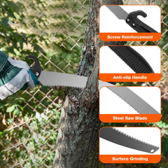 AgiiMan detachable 19-inch saw blade close-up showing sharp teeth