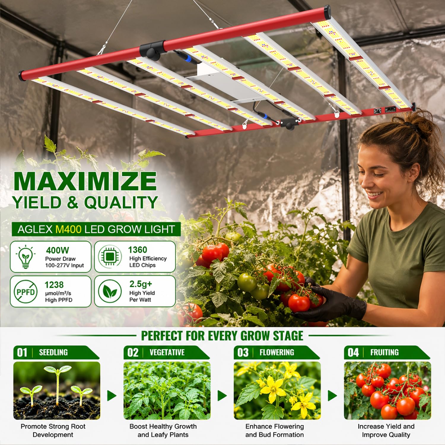AGLEX folded frame compact for transport and storage, saving space and time