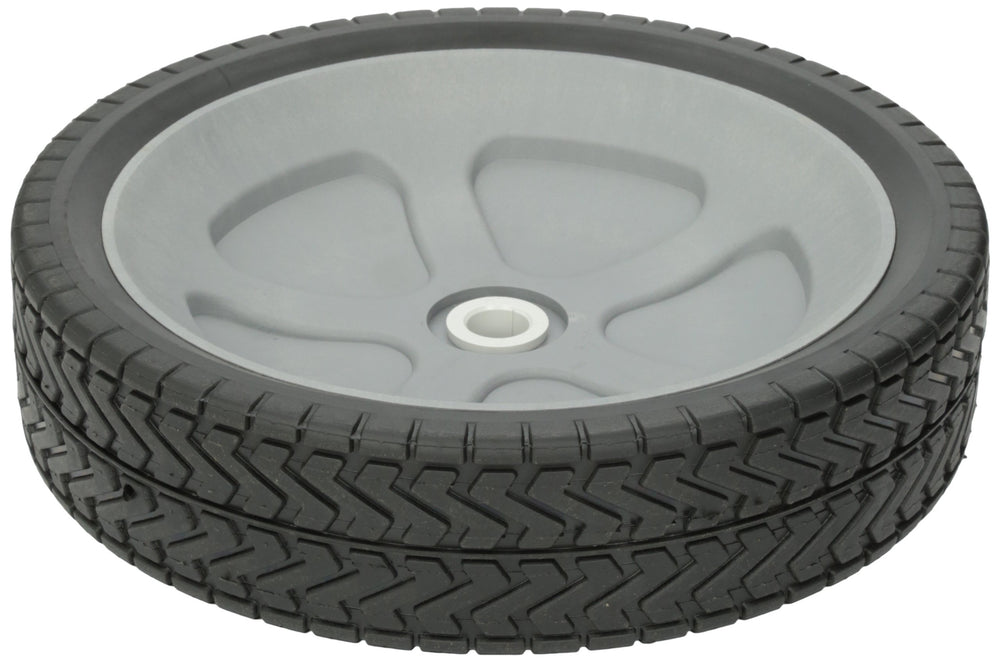 Agri-Fab 40987 front view showing wheel and tire, improving tow stability