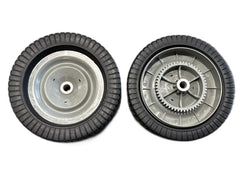 Agri-Fab front view of complete wheel assembly showing fit and ready-to-install benefit