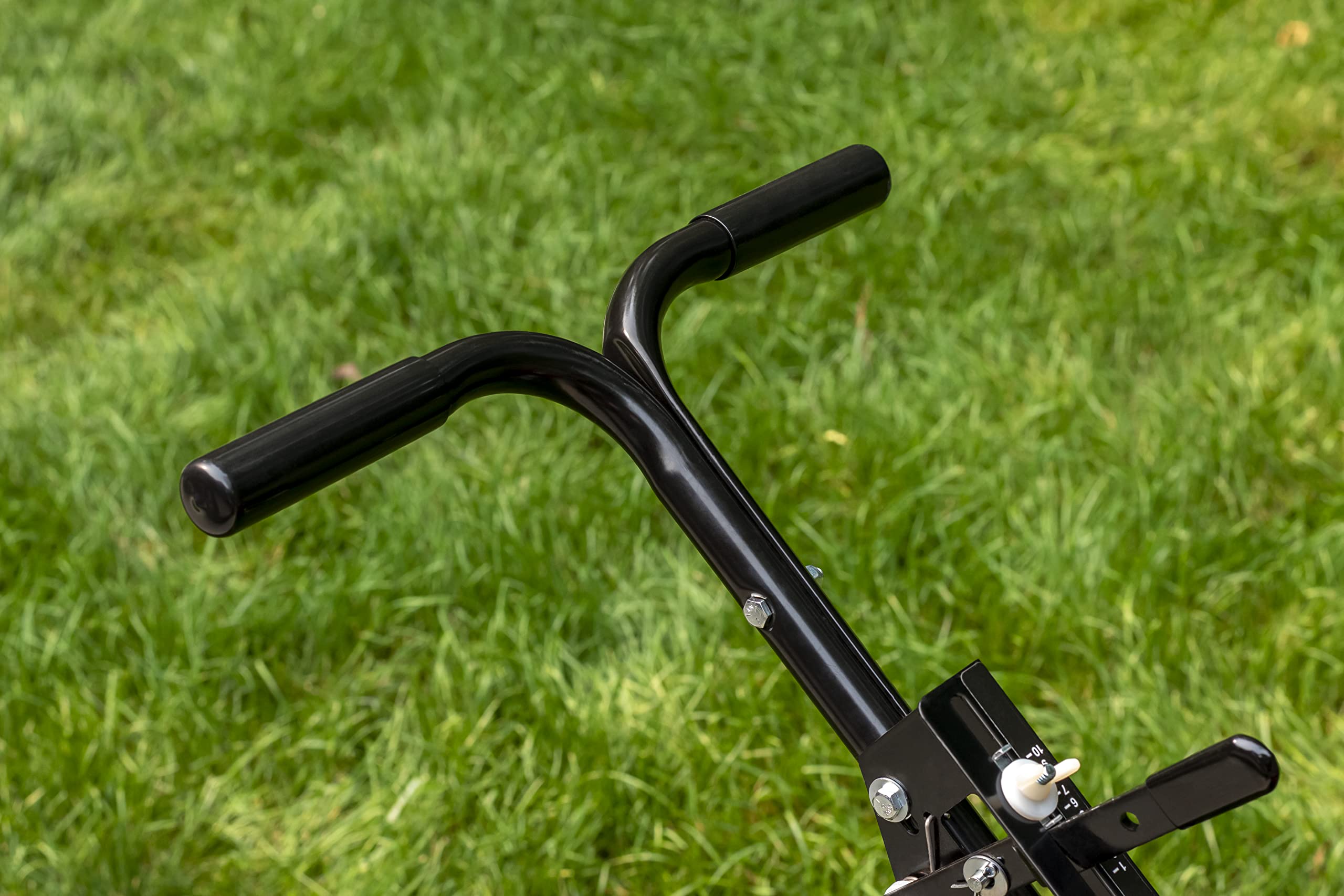 Agri-Fab spreading product on sidewalk for quick application
