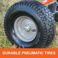 Agri-Fab spreader plate detail ensuring consistent distribution across material