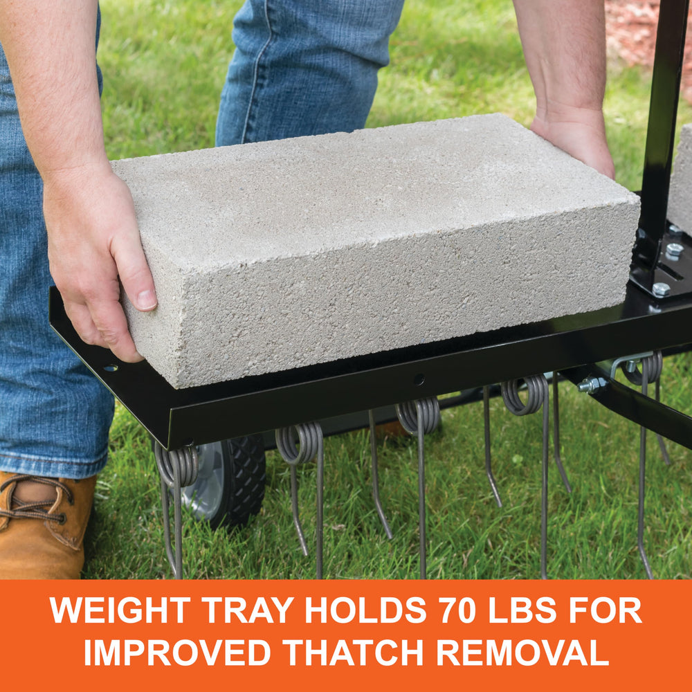Agri-Fab weight tray and universal hitch detail for adjustable penetration