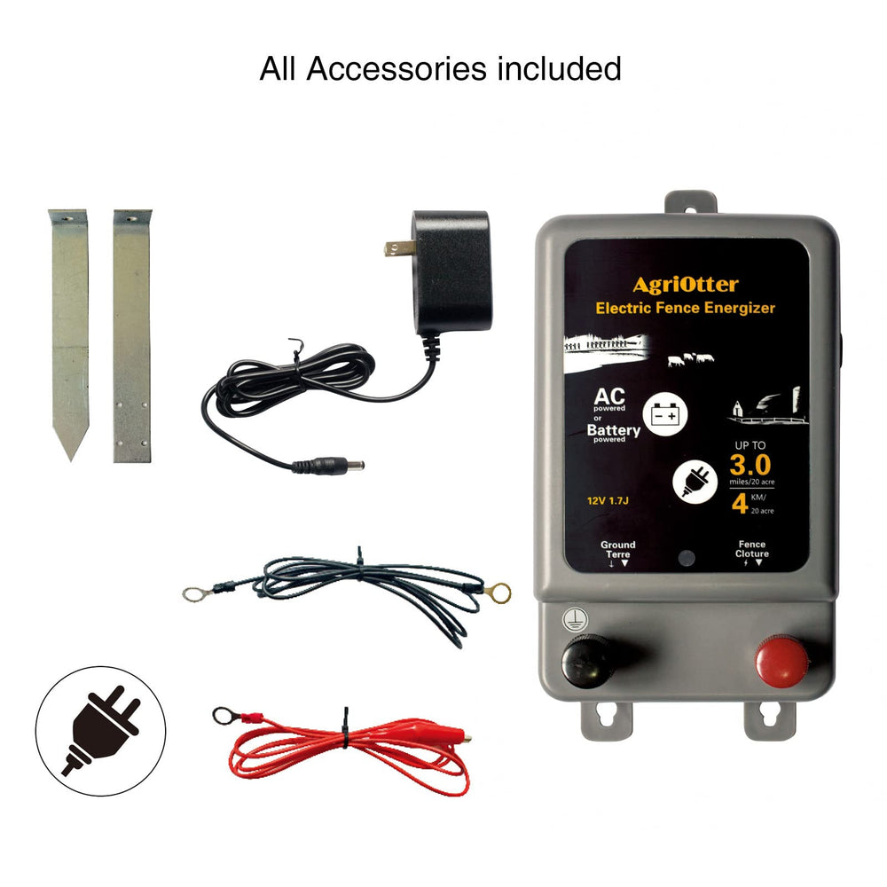 AgriOtter included accessories displayed for fast setup and installation