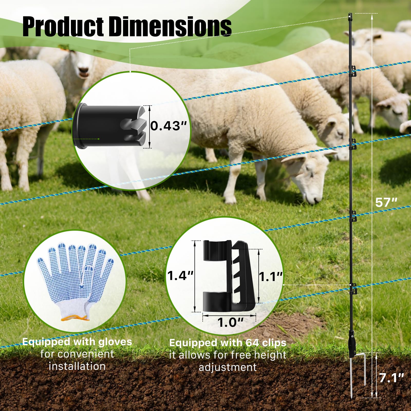 AgroKoltix double spikes close-up showing deep soil anchoring stability