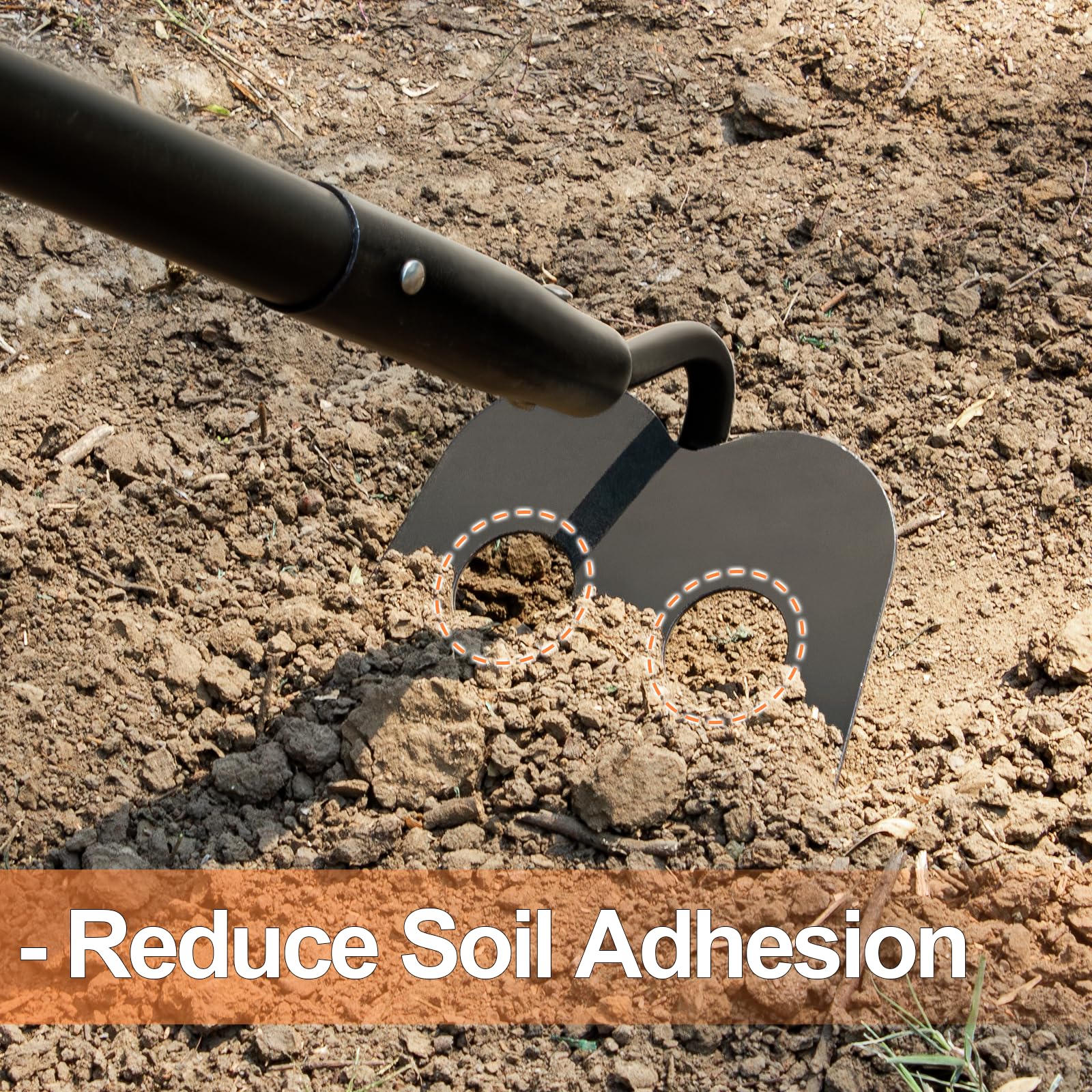 AgroPro rubber grips close-up offering secure comfortable hold and control
