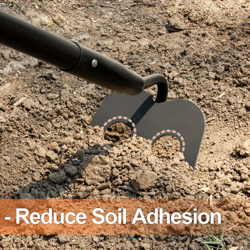 AgroPro rubber grips close-up offering secure comfortable hold and control