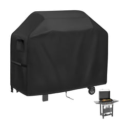 Agustone front view on Blackstone 22" griddle showing secure full coverage and fit