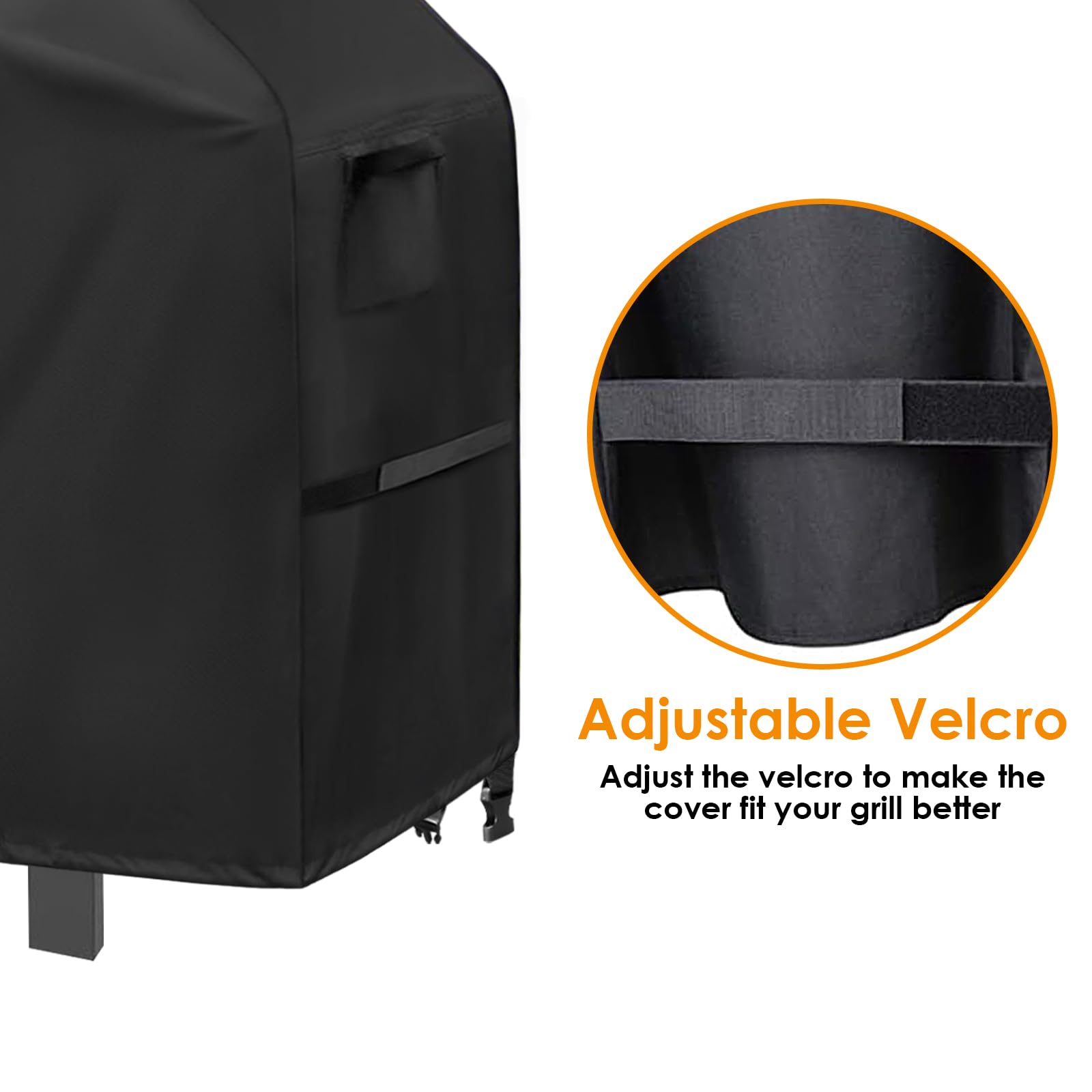 Agustone top handle and buckles detail showing easy removal and secure fastening