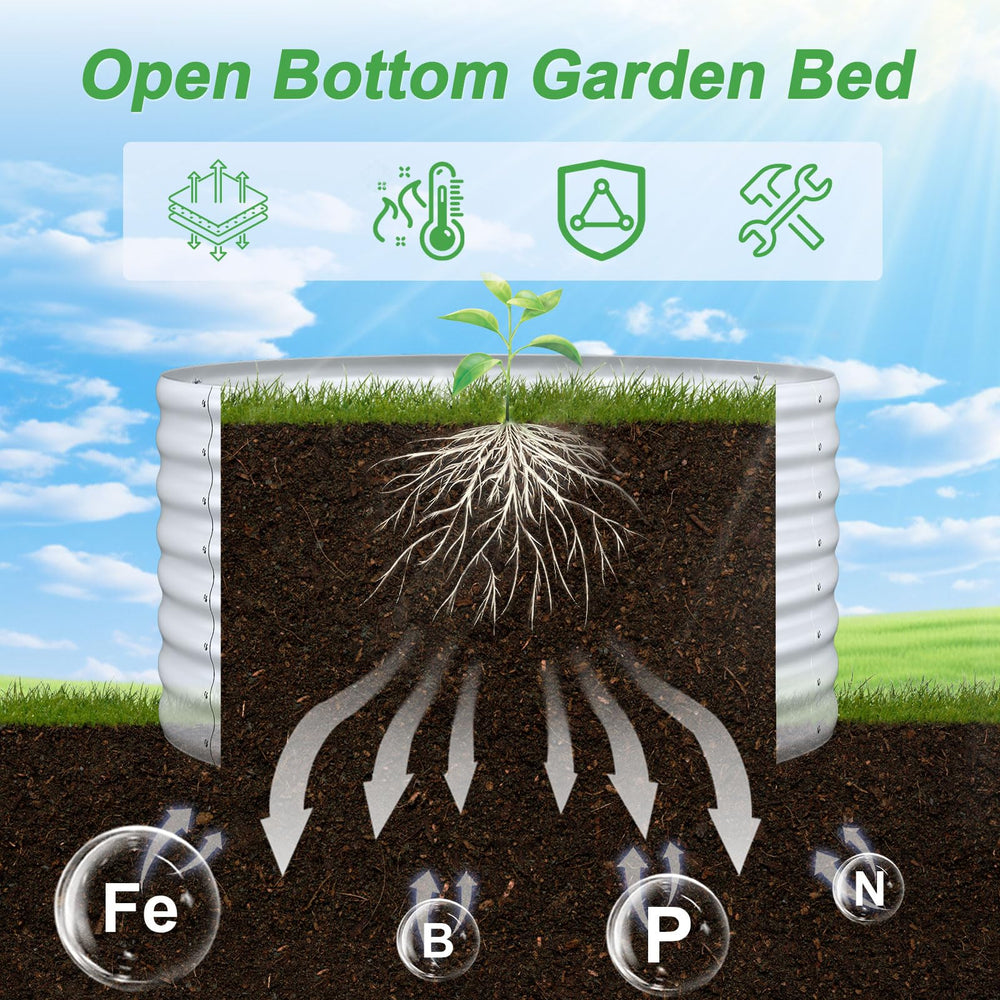 AHEONLAR planted bed with vegetables showing productive use and space efficiency