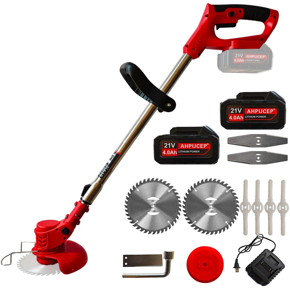 AHPUCEP front view assembled showing cordless advantage and maneuverability