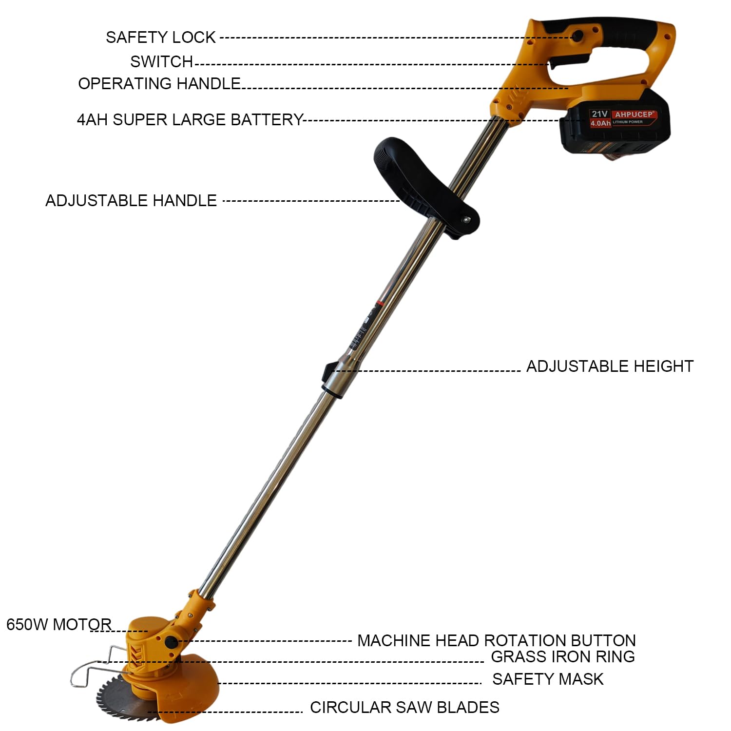 AHPUCEP beside person to show lightweight scale and easy handling