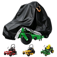 Aibiley front view cover on zero-turn mower showing full protection