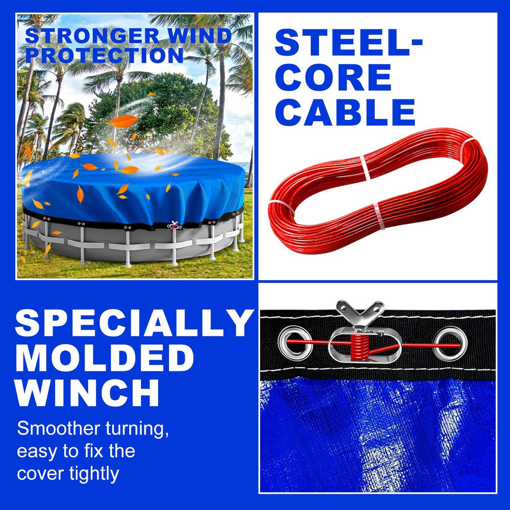 Aibiley zinc-alloy winch and cable kit showing stronger tension benefit