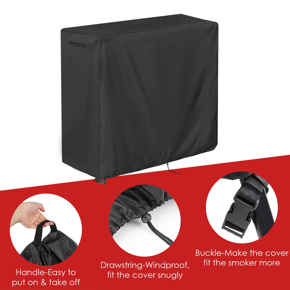 Aidetech cover on outdoor deck protecting fryer from rain and debris