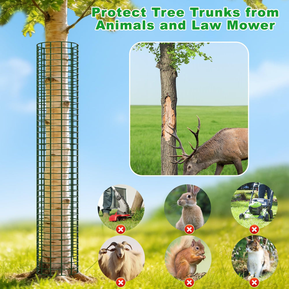 Aifanss open mesh detail allowing air and light to reach tree bark