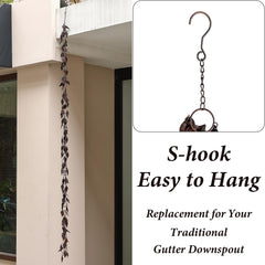 Aifeorzo top S-hook connection detail showing easy tool-free installation benefit