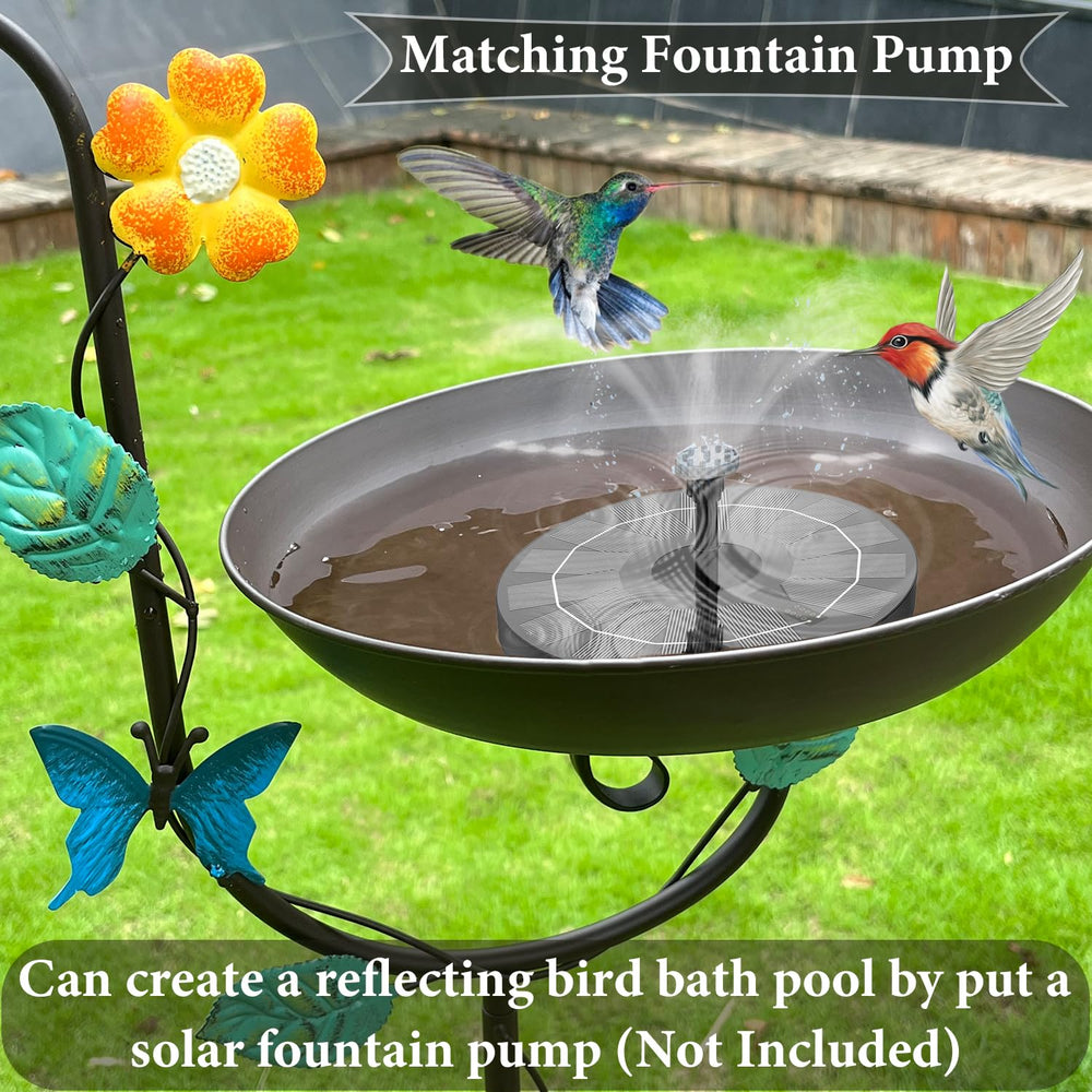 Aifeorzo bird bath in garden setting attracting birds and complementing plants