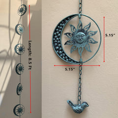 Aifeorzo moon link detail emphasizing sturdy connections and steady water flow