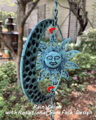 Aifeorzo close-up of rotating sun face revealing orientation and durability benefits