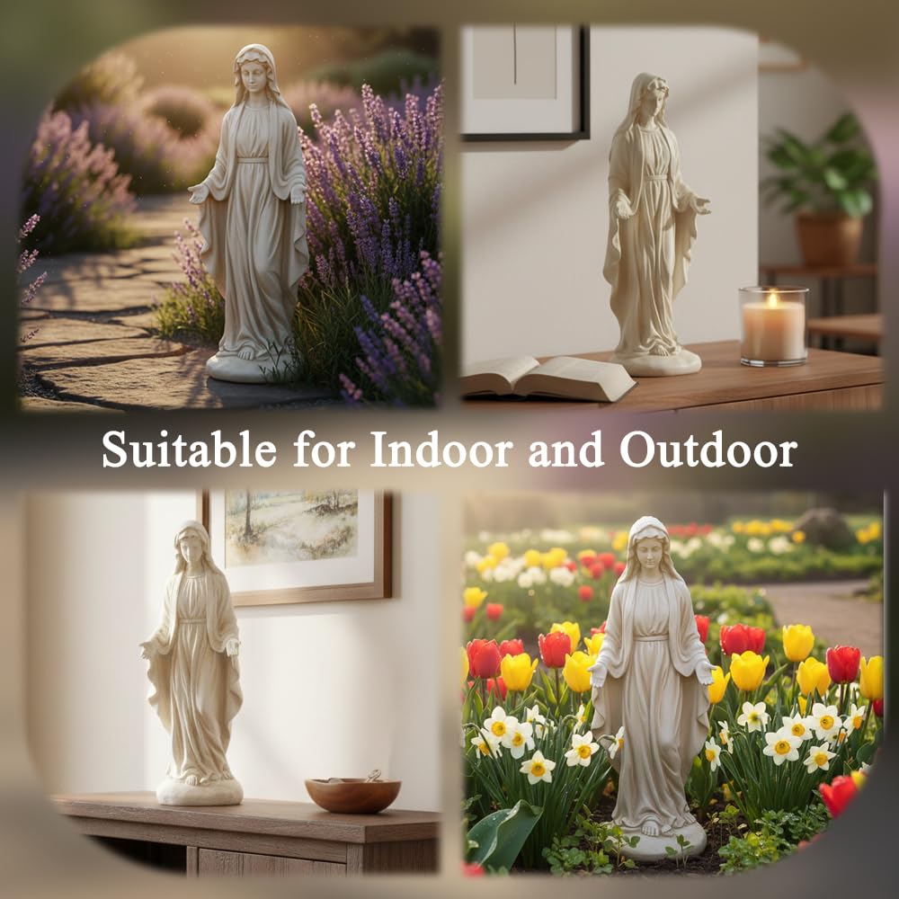 Aifeorzo statue displayed at an entryway adding a welcoming spiritual accent