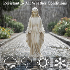 Aifeorzo statue placed on a garden pedestal offering a tasteful outdoor focal point
