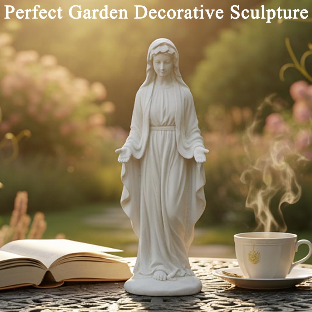 Aifeorzo statue held by a hand showing compact 15-inch scale and effortless positioning