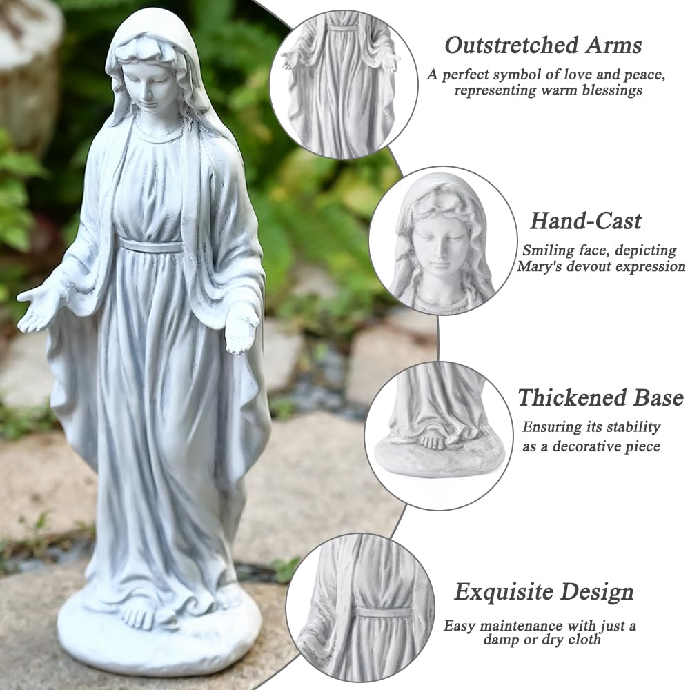 Aifeorzo side profile of statue highlighting peaceful expression and posture