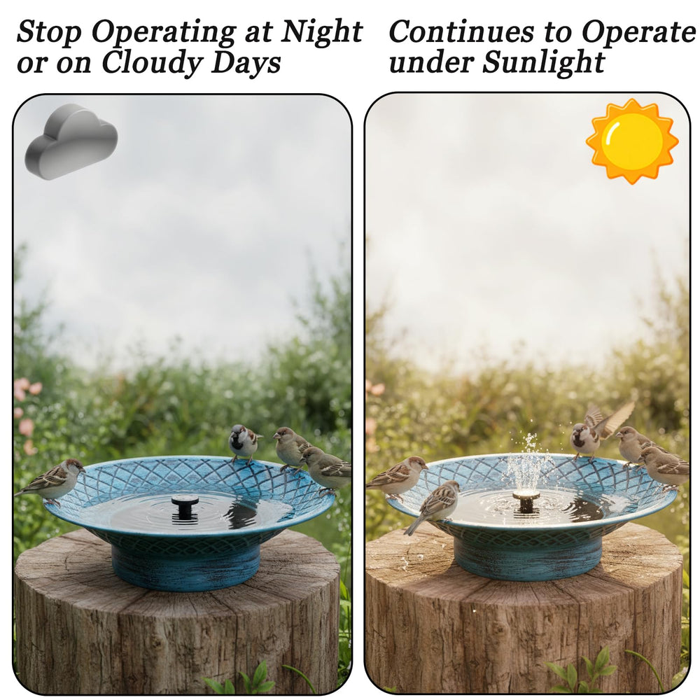 Aifeorzo weighted base detail demonstrating tip-resistant stability outdoors