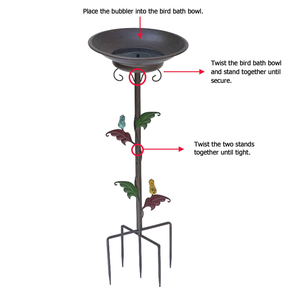 AIHAOKAN small birds bathing in bowl demonstrating attraction and activity