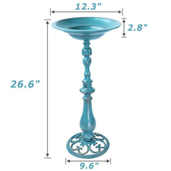 AIHAOKAN cast iron base detail showing heavy support for wind resistance