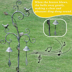 AIHAOKAN close-up of cast-iron bird detail showing realistic texture
