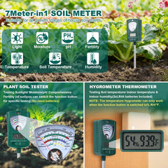 AIKOR in use inserted into a potted plant to help optimize watering and care