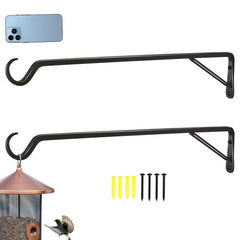 AILIN YELOKIE front view of mounted 23-inch hanger showing secure plant display and stability