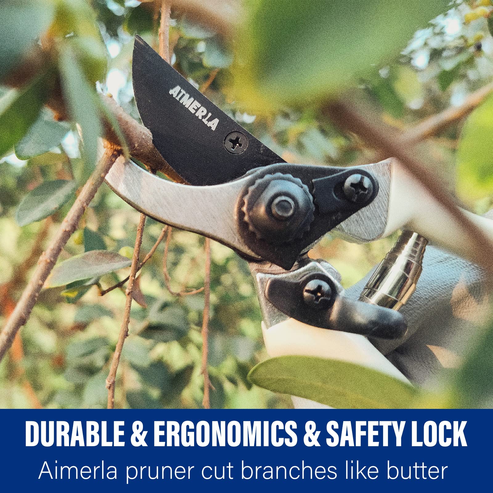 Aimerla ergonomic non-slip rubber handle for comfortable grip