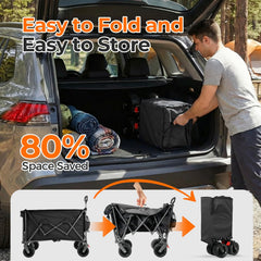 Aimnny adjustable 43-inch handle demonstrating comfortable steering