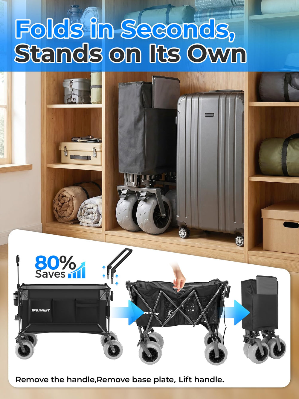 Aimnny side pocket and cup holders organizing small items on trips