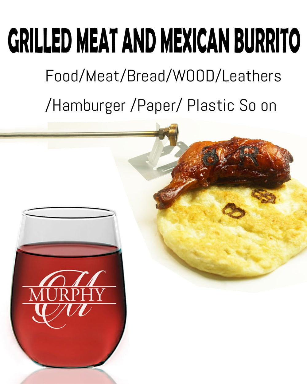 AIMOADO-branded burger bun demonstrating food presentation and visual appeal