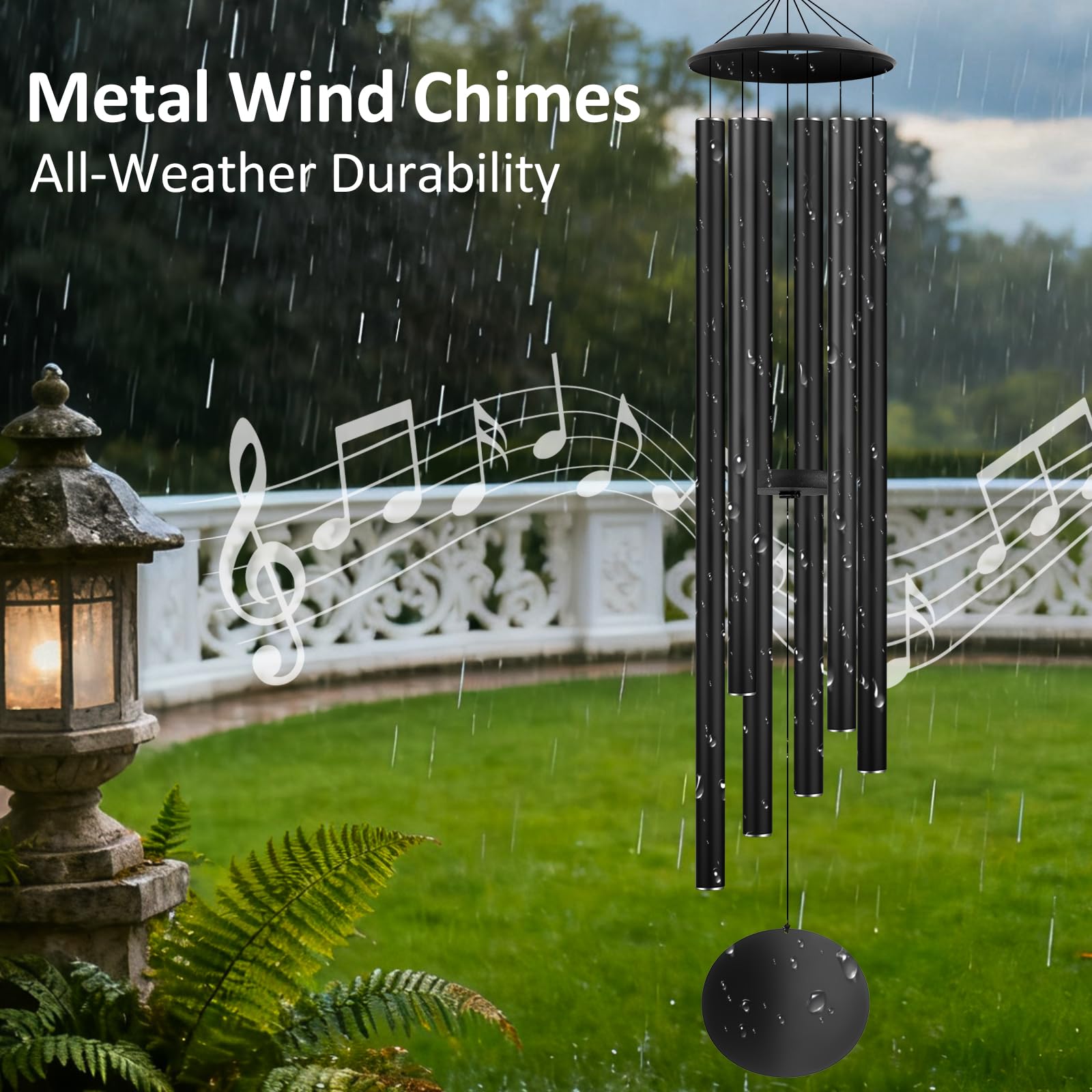 Aioguisn black-coated hardware detail showing weather-resistant finish benefit