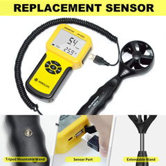 AIOMEST extended cable and telescopic rod reaching a high vent to simplify access