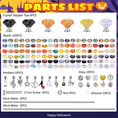 AIPRIDY bead variety spread showing color options for customization