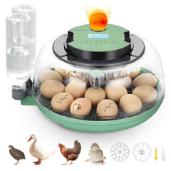 AiQInu front view of incubator showing compact design and capacity benefit