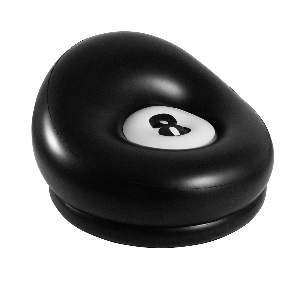 Air Candy front view of 8-ball chair showing bold design and playful accent
