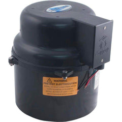 Air Supply Silencer front view showing compact housing and ports, quieter operation