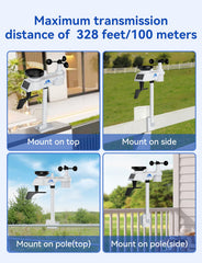 AIRAIN TECH rain gauge close-up capturing rainfall totals for accurate measurements