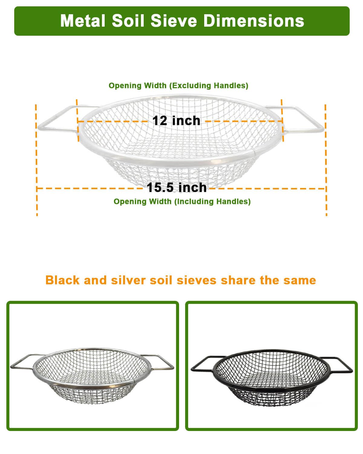 AireKouzia lifestyle image of gardener using sieve in raised bed for cleaner planting